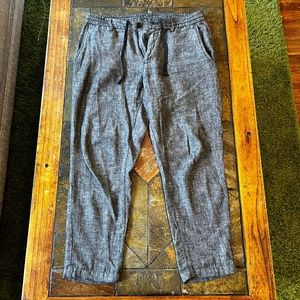 Athletic-Fit Linen Cotton Pant